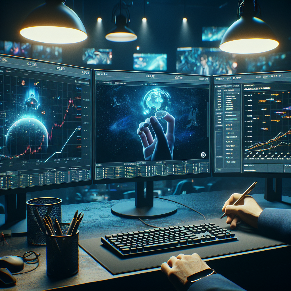 Analyst forecasting Dota 2 regional leagues and majors using screens with stats